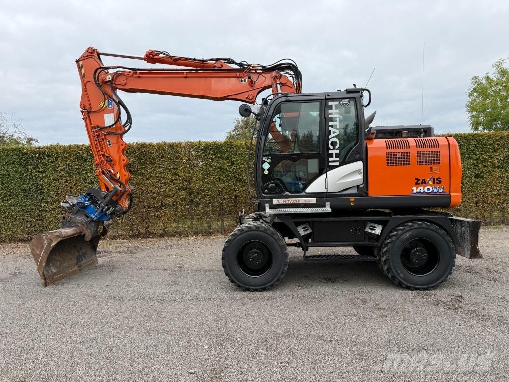 Hitachi ZX 140 W-6 Gravemaskiner på hjul