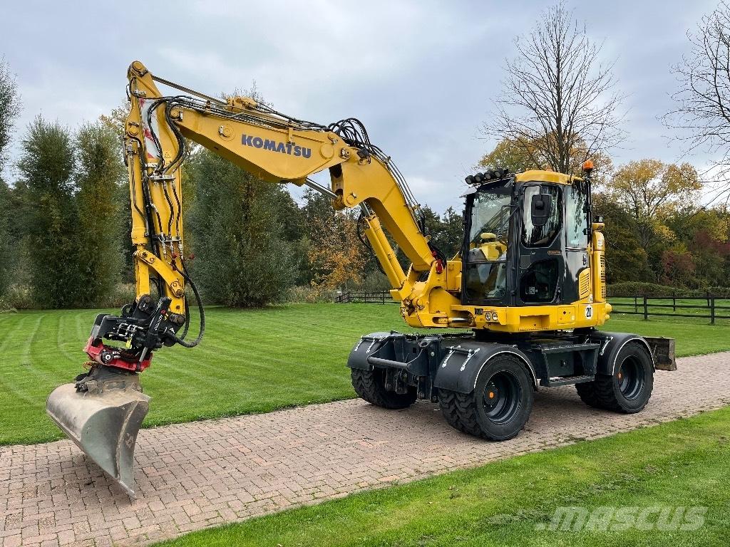 Komatsu PW 118 Gravemaskiner på hjul