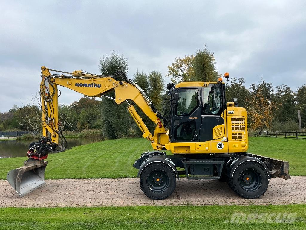 Komatsu PW 118 Gravemaskiner på hjul