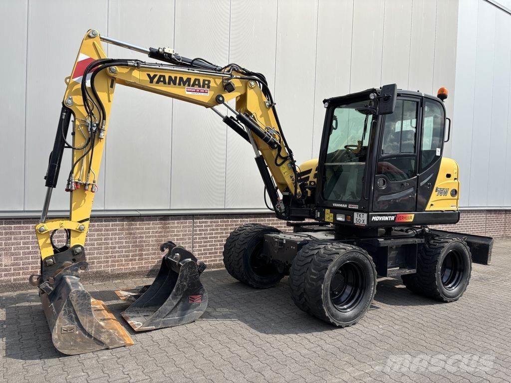 Yanmar B75W Gravemaskiner på hjul