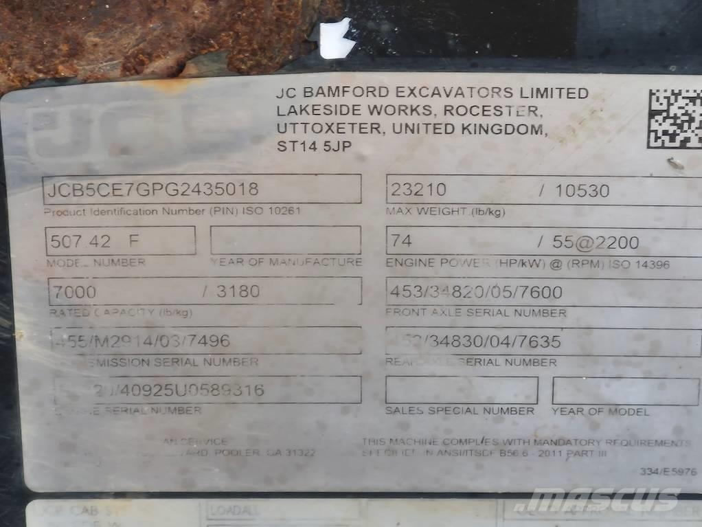 JCB 507-42 Teleskoplæssere