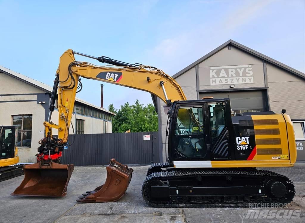 CAT 316FL Gravemaskiner på larvebånd