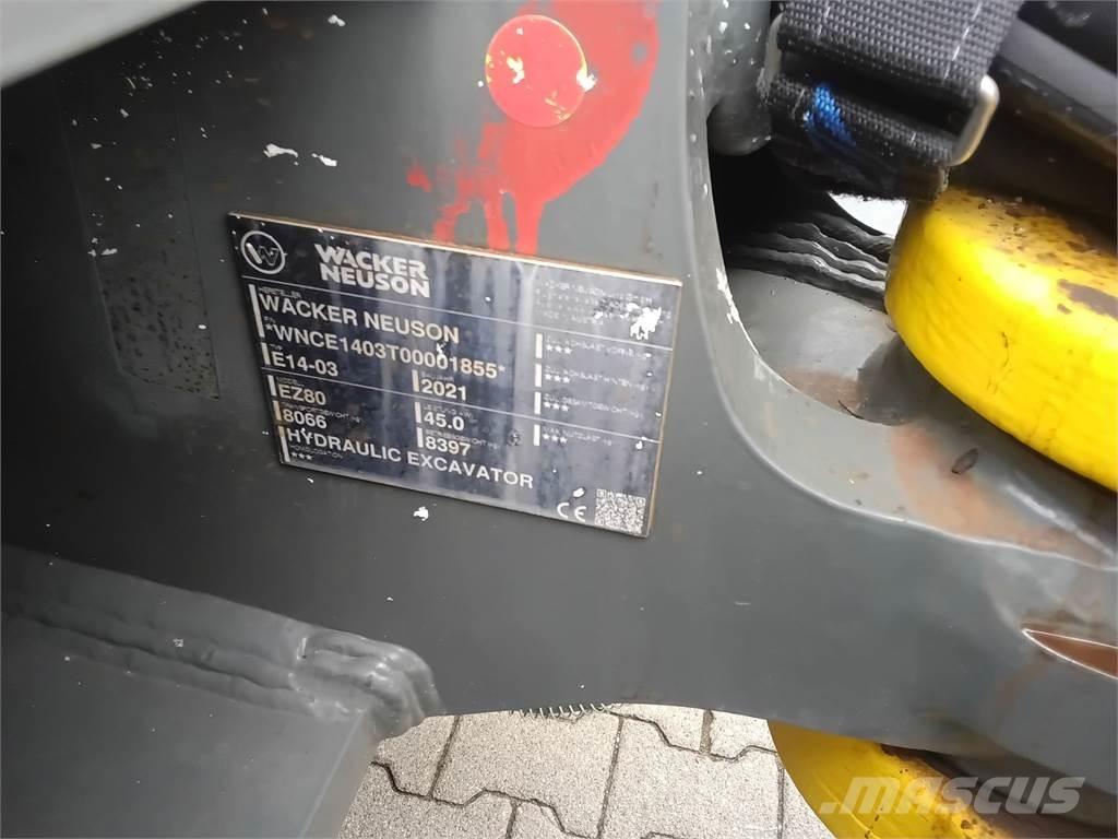 Wacker Neuson EZ80 Gravemaskiner på larvebånd
