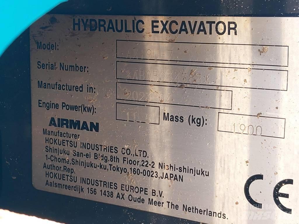 Airman AX19U-7 Minigravemaskiner