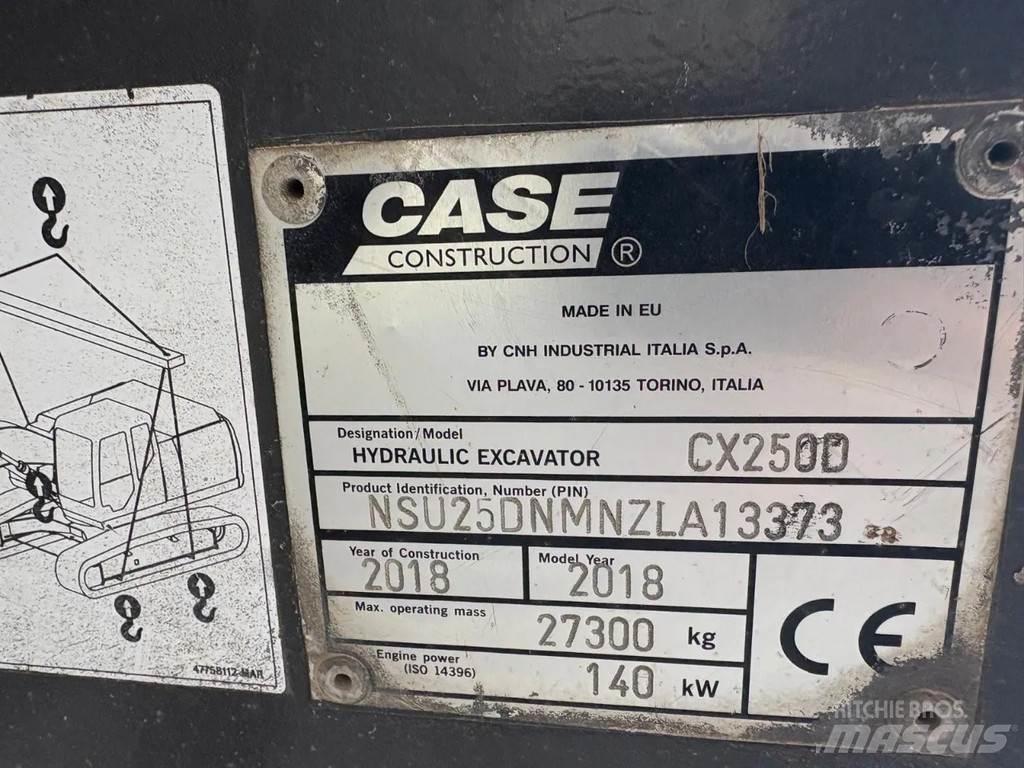 CASE CX250D Gravemaskiner på larvebånd