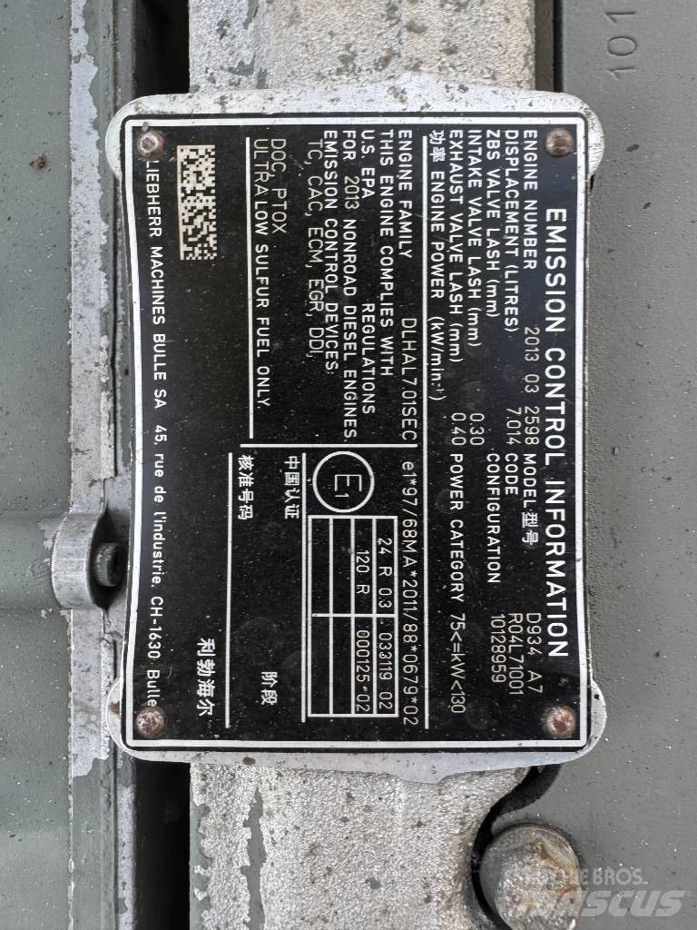 Liebherr R 924 Gravemaskiner på larvebånd
