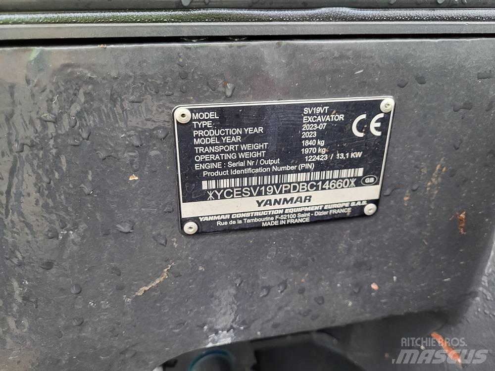 Yanmar SV 19 VT Minigravemaskiner