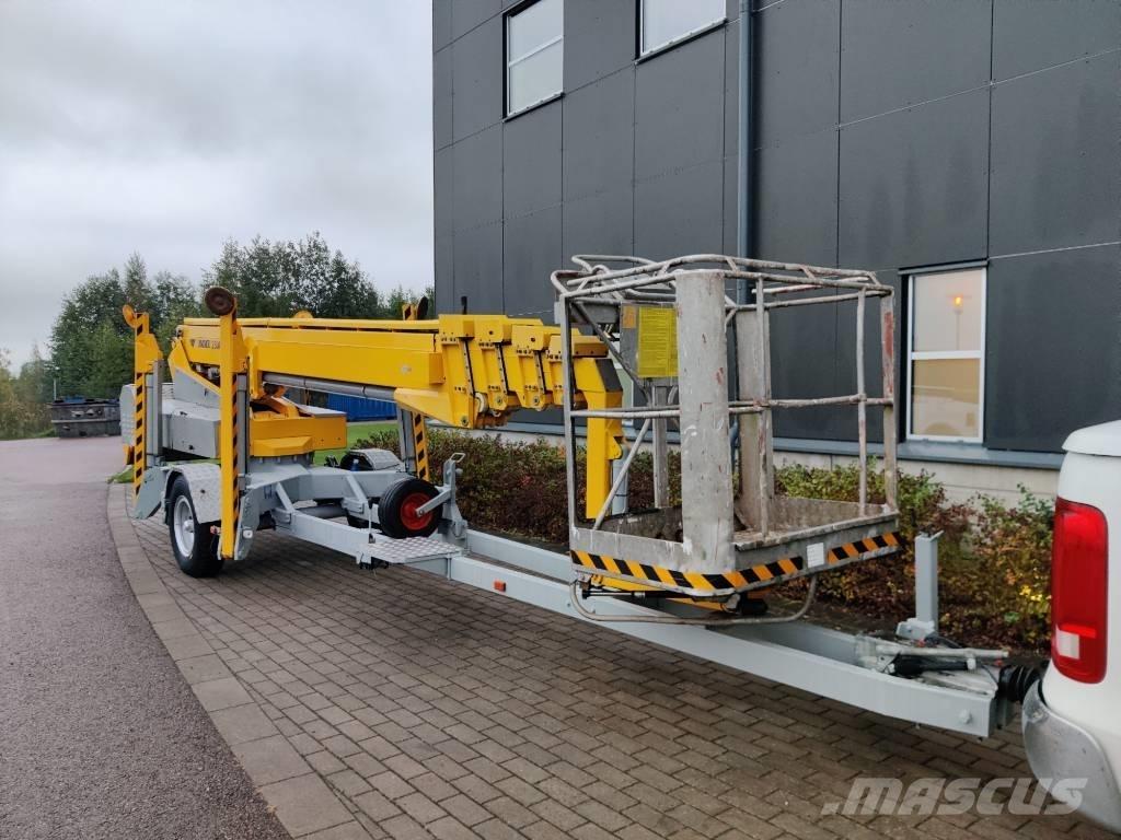 Omme 2500 EBDZ Trailermonterede lifte