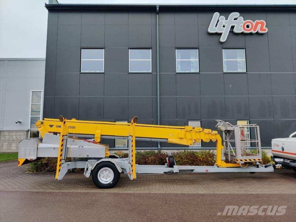 Omme 2500 EBDZ Trailermonterede lifte