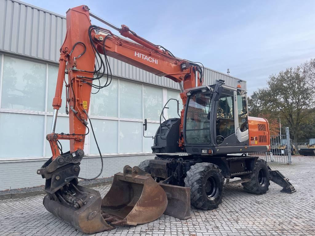 Hitachi ZX 140 W-3 Gravemaskiner på hjul