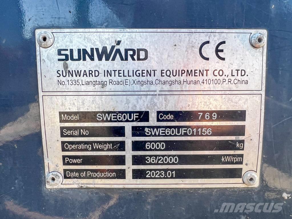 Sunward 60UF Minigravemaskiner