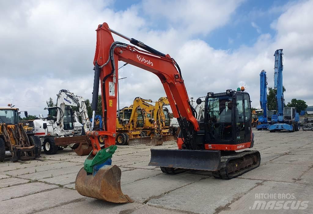 Kubota KX 080-4a Midi-gravemaskiner 7t - 12t
