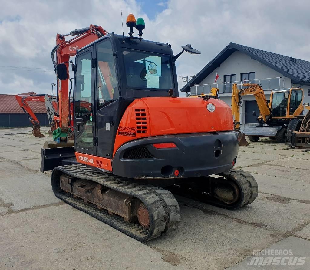 Kubota KX 080-4a Midi-gravemaskiner 7t - 12t