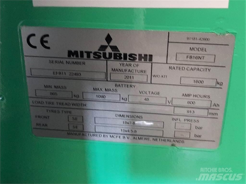 Mitsubishi FB16NT El gaffeltrucks