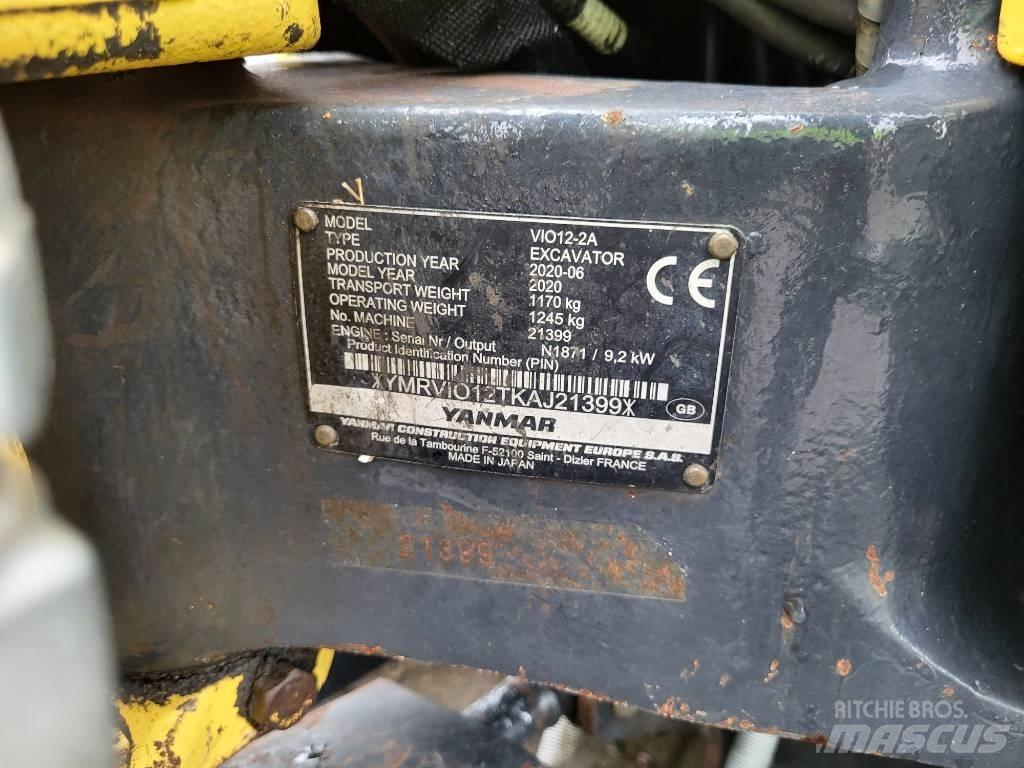Yanmar VIO12 Minigravemaskiner