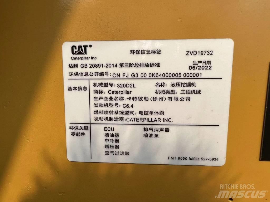 CAT 320 D Gravemaskiner på larvebånd