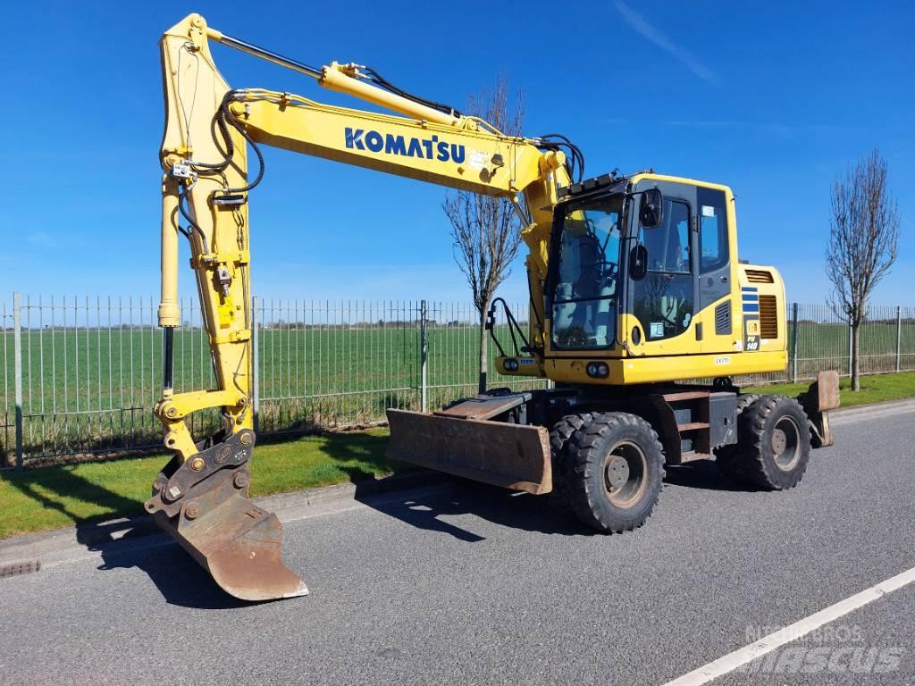 Komatsu PW148-10 Gravemaskiner på hjul