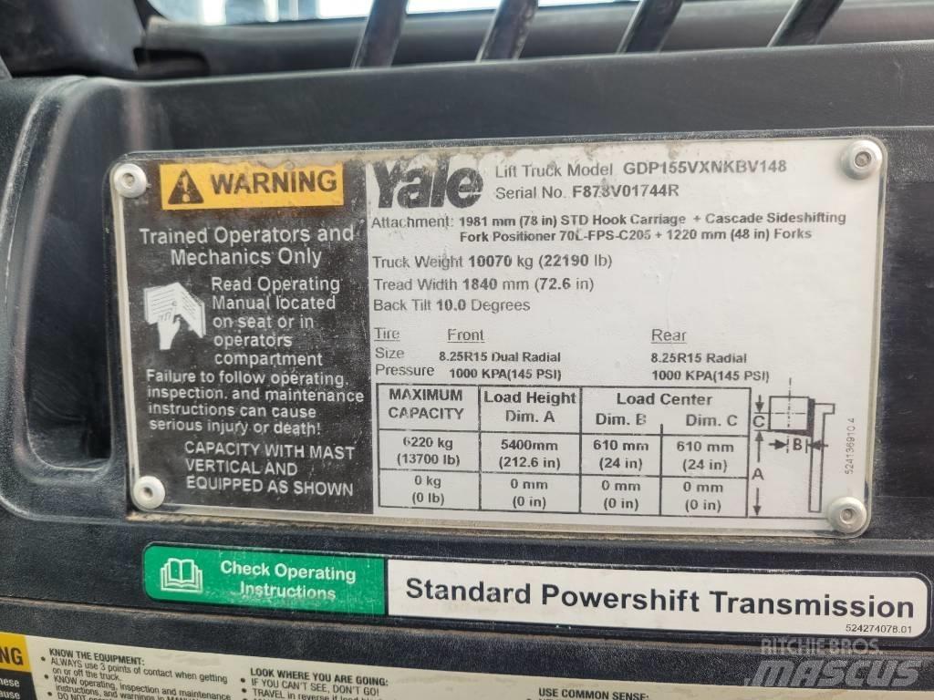 Yale GDP155VXNKBV148 Gaffeltrucks - andre