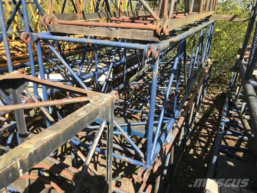  Several boom parts Krandele og udstyr