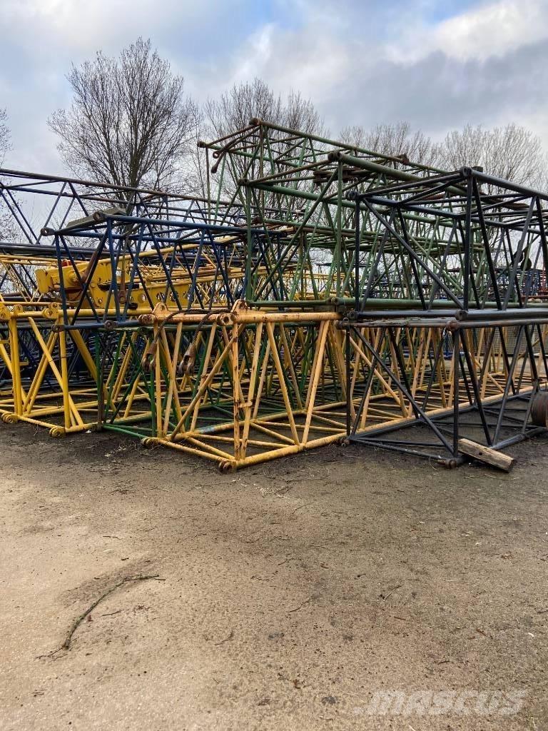  Several boom parts Krandele og udstyr