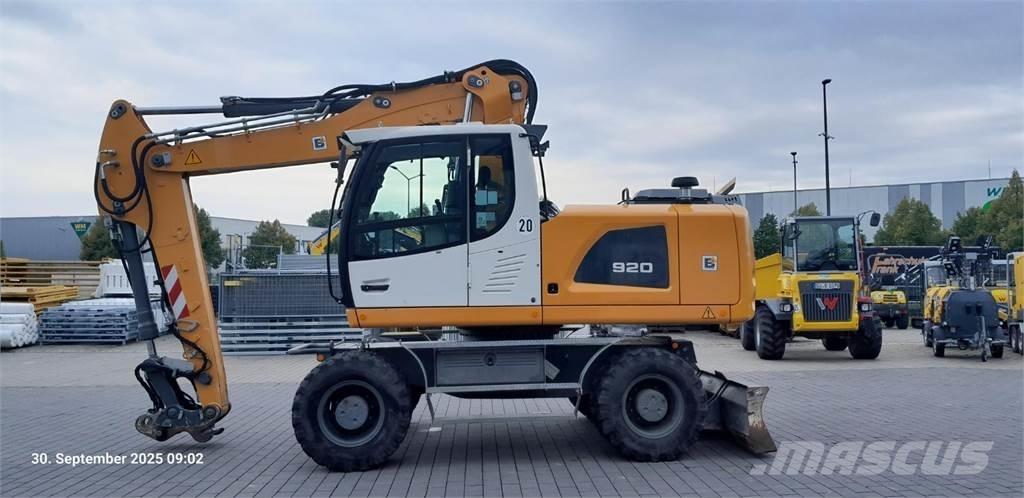 Liebherr A920 Gravemaskiner på hjul