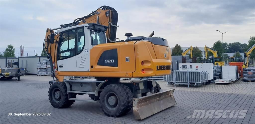 Liebherr A920 Gravemaskiner på hjul