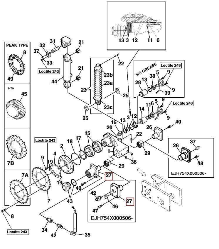  Sworzeń F063515 Skæreborde