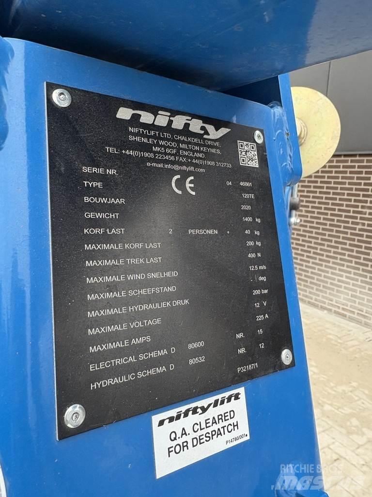 Niftylift 120t Trailermonterede lifte