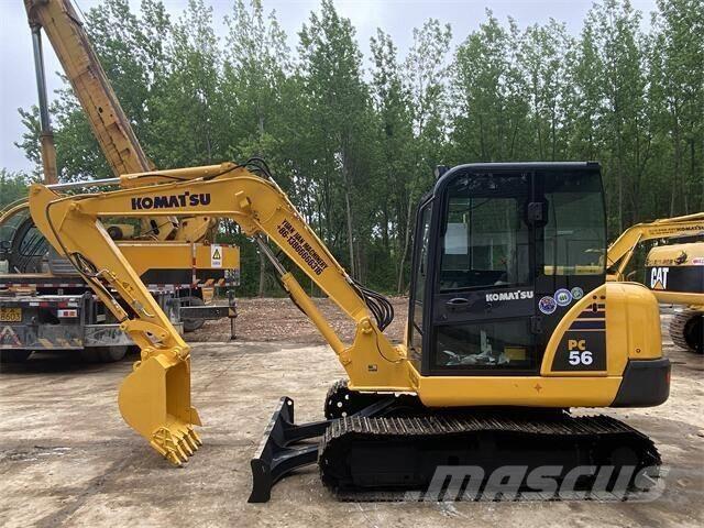 Komatsu PC56-7 Gravemaskiner på larvebånd