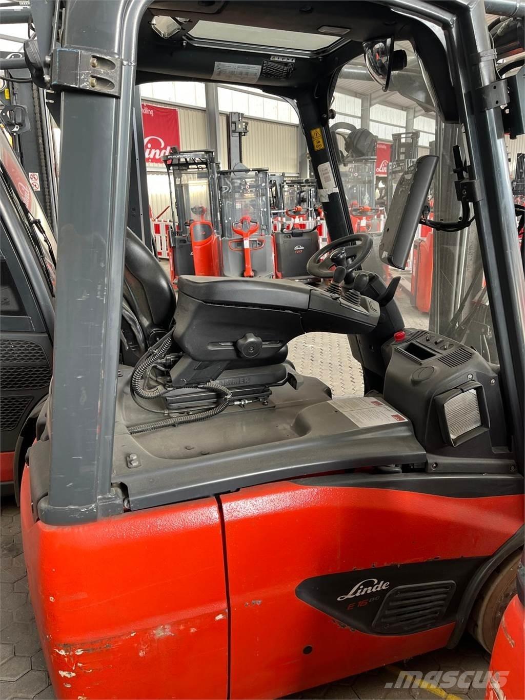 Linde E16C El gaffeltrucks