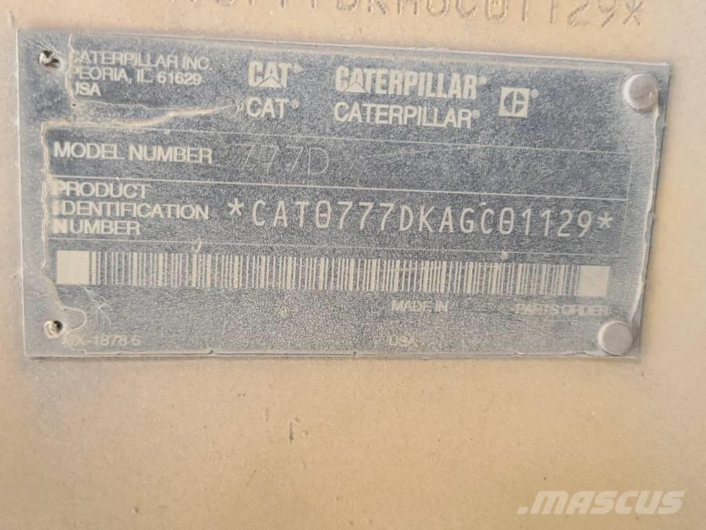 CAT 777 D Terrængående lastbiler