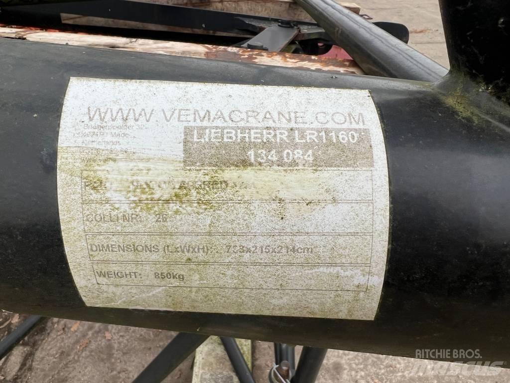 Liebherr LR 1160 Krandele og udstyr