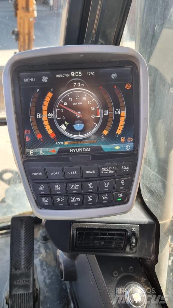 Hyundai HW 140 Gravemaskiner på hjul