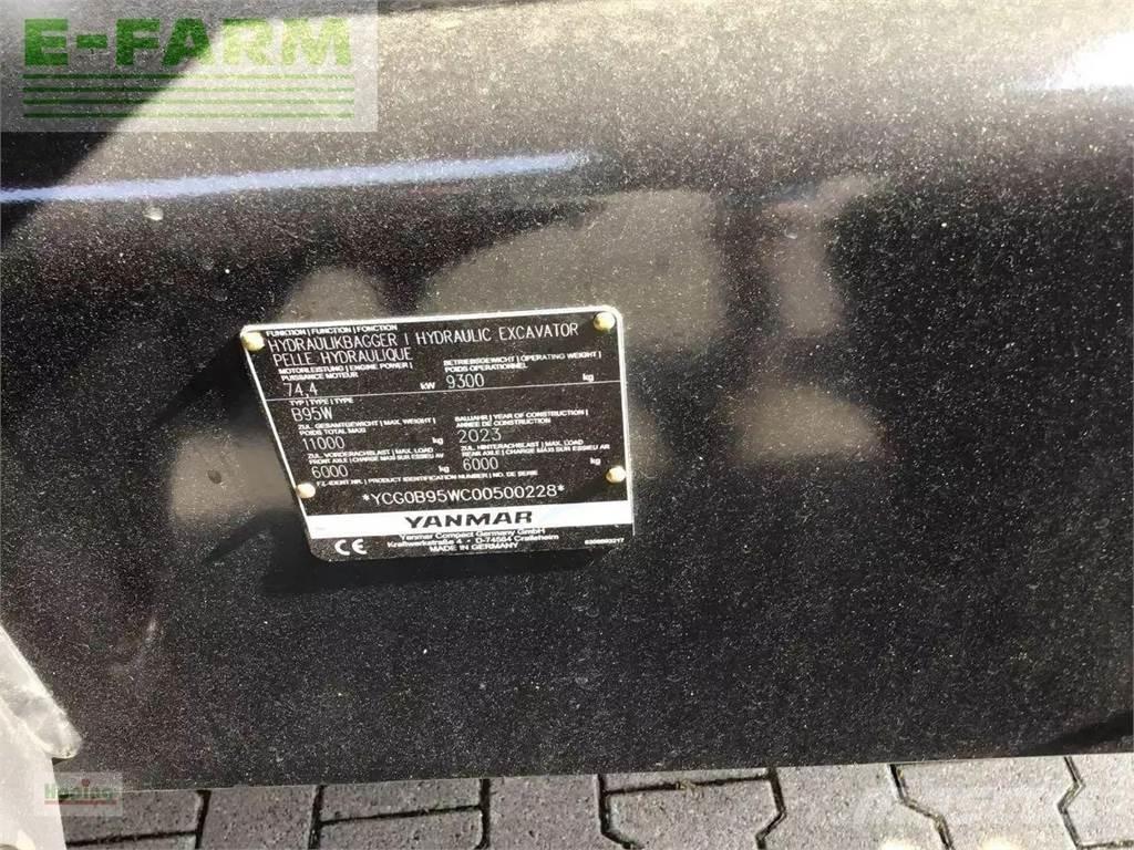 Yanmar b95w/5 Gravemaskiner på hjul