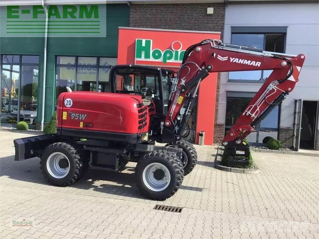 Yanmar b95w/5 Gravemaskiner på hjul