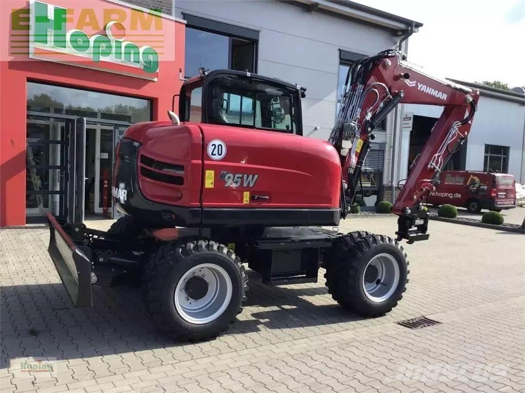 Yanmar b95w/5 Gravemaskiner på hjul