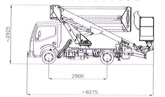 Skyking E209PX Lastbilmonterede lifte