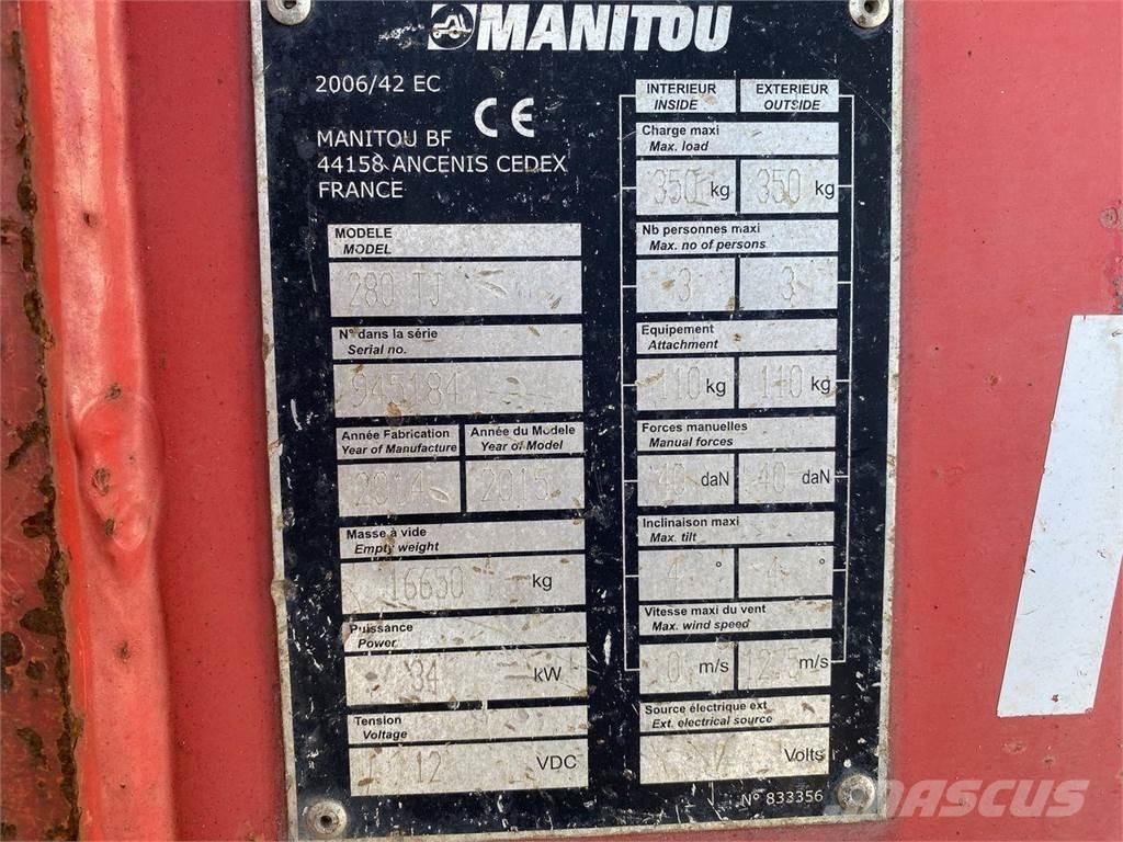 Manitou 280TJ Bomlifte med knækarm