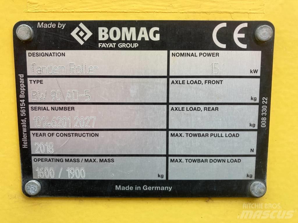 Bomag BW 90 AD-5 Tvilling tromle