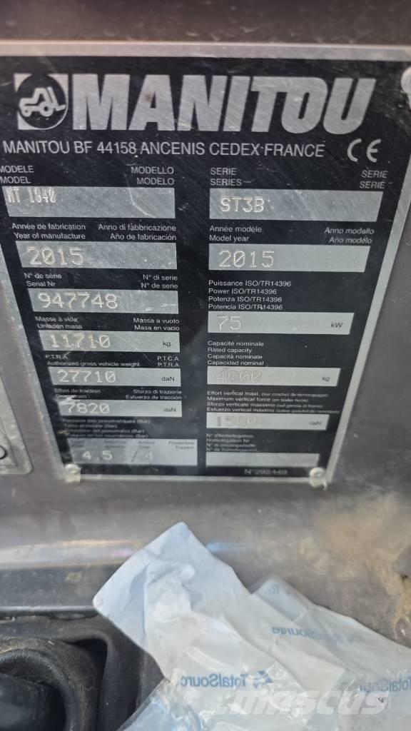 Manitou MT 1840 Entreprenør - Andet