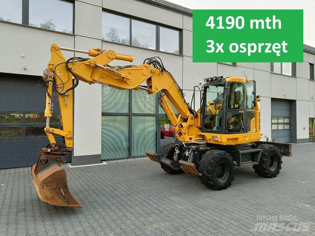 Komatsu PW118 MR-11 Gravemaskiner på hjul