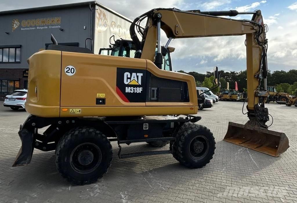 CAT M 318 F Gravemaskiner på hjul