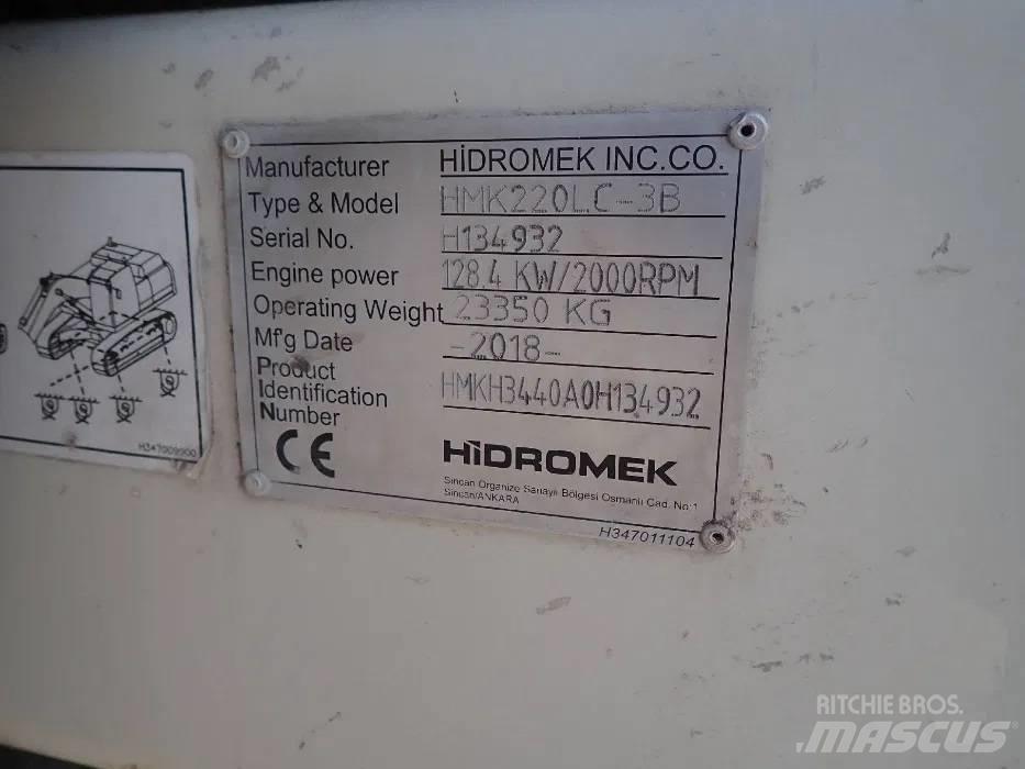 Hidromek HMK 220LC Gravemaskiner på larvebånd