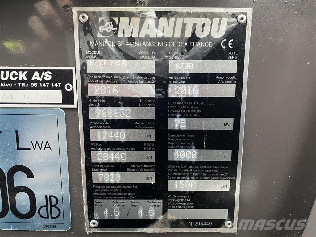 Manitou MT1840A Teleskoplæssere