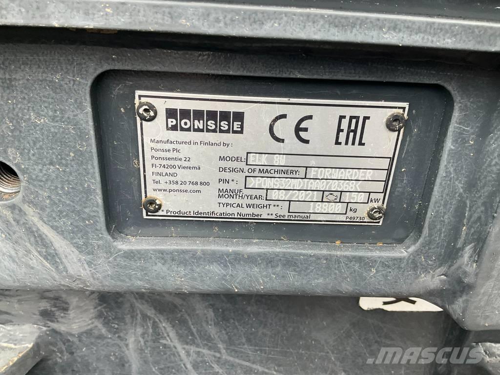 Ponsse ELK 8W Udkørselsmaskiner