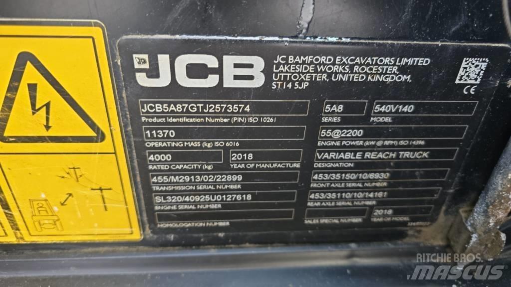 JCB 540-140 Teleskoplæssere