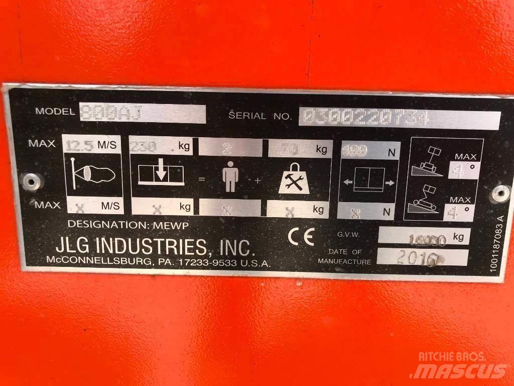 JLG 800 AJ Bomlifte med knækarm