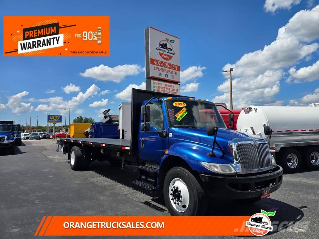 International MV607 Lastbil med lad/Flatbed