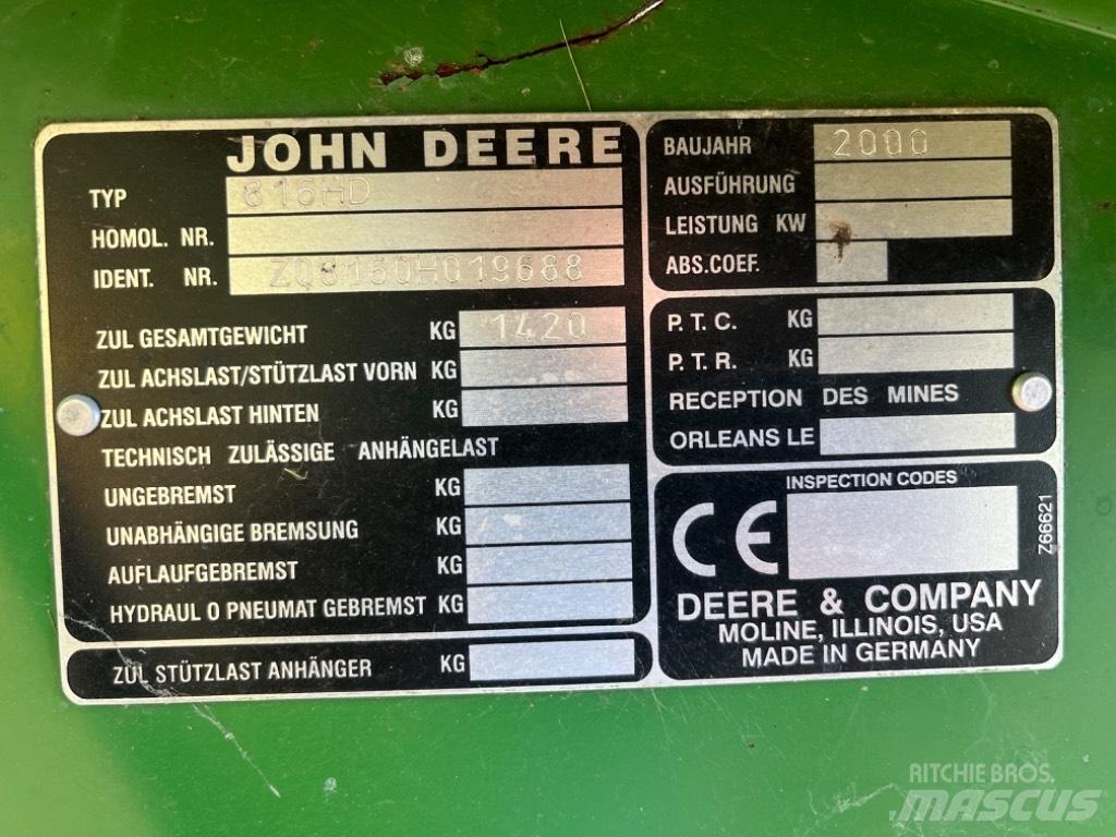 John Deere 2256 Mejetærskere