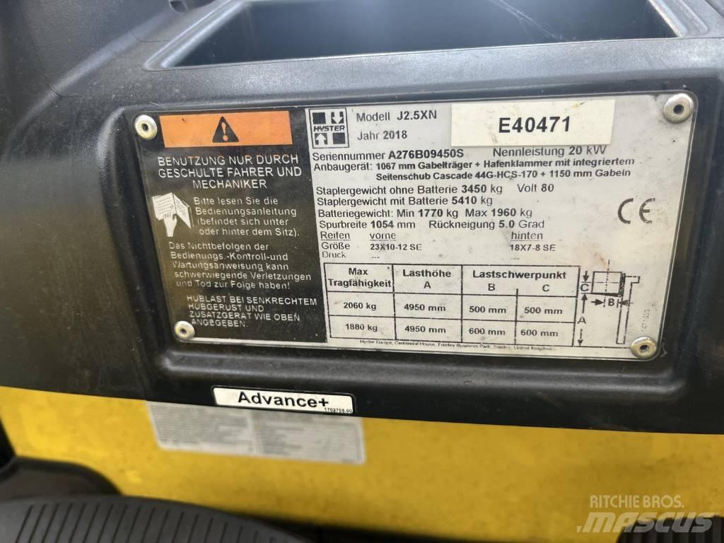 Hyster J2.5XN El gaffeltrucks